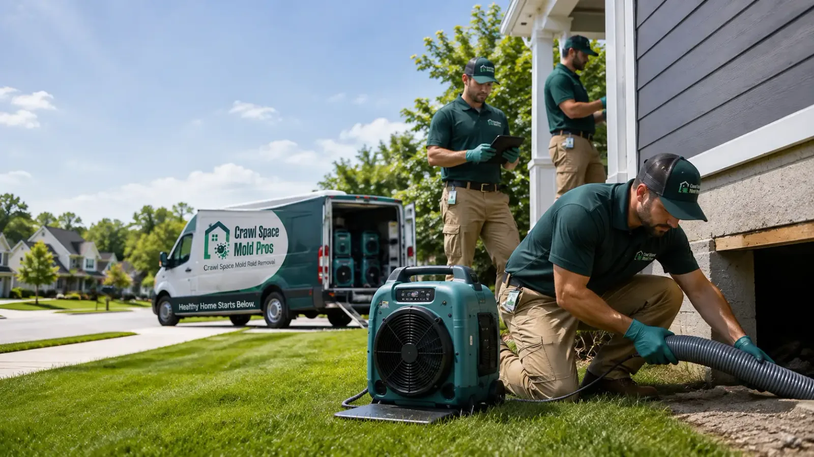 Crawl Space Mold Removal in Auburn, KS